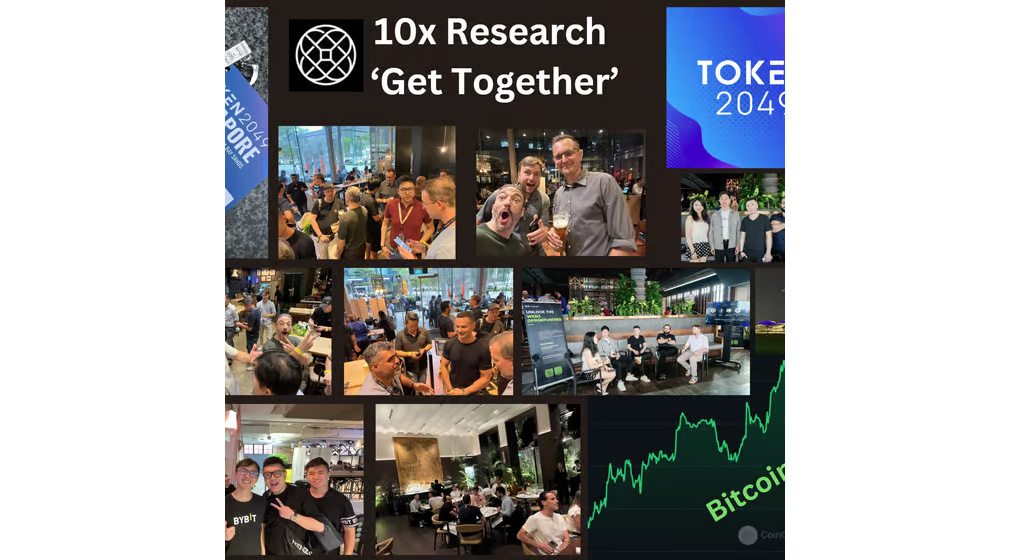10x Research Get Together @ TOKEN2049 Singapore 2025
