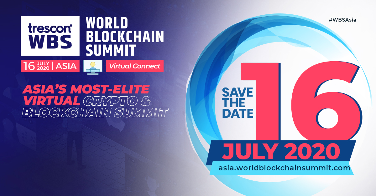 July 16, 2020 World Blockchain Summit Asia Crypto Events