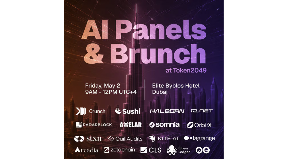 AI Panels + Brunch @ Token2049 Dubai 2025