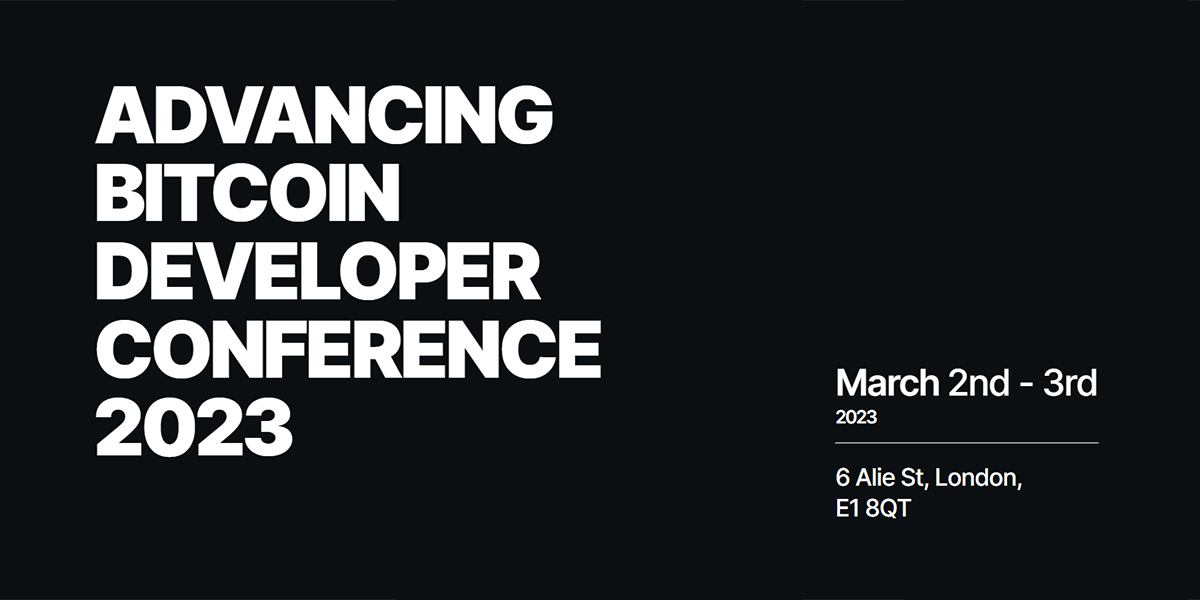 advancing bitcoin conference