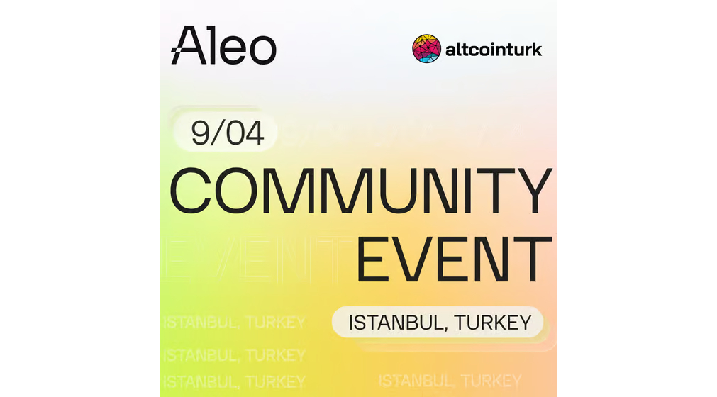 Aleo Istanbul Community Event
