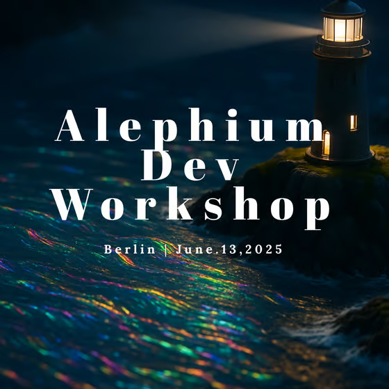 Alephium Dev Workshop