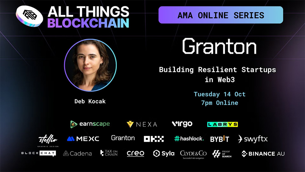 All Things Blockchain AMA Online Series - Building Resilient Startups in Web3