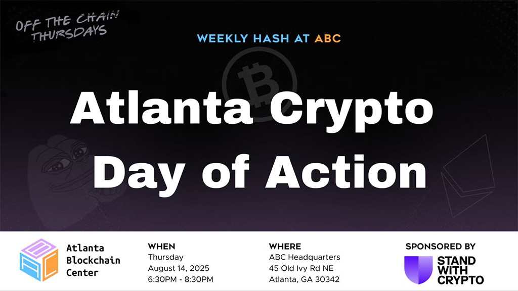 Atlanta Blockchain Center - Crypto Day of Action