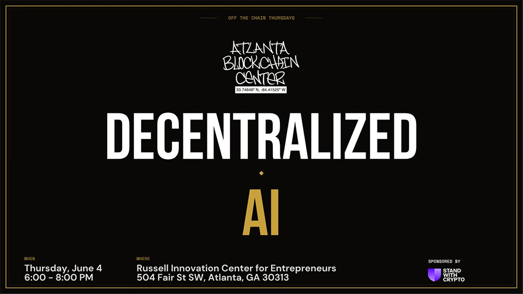 Atlanta Blockchain Center - Decentralized AI