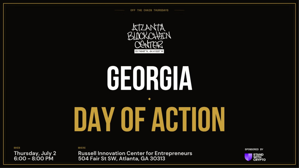 Atlanta Blockchain Center - Georgia Day of Action