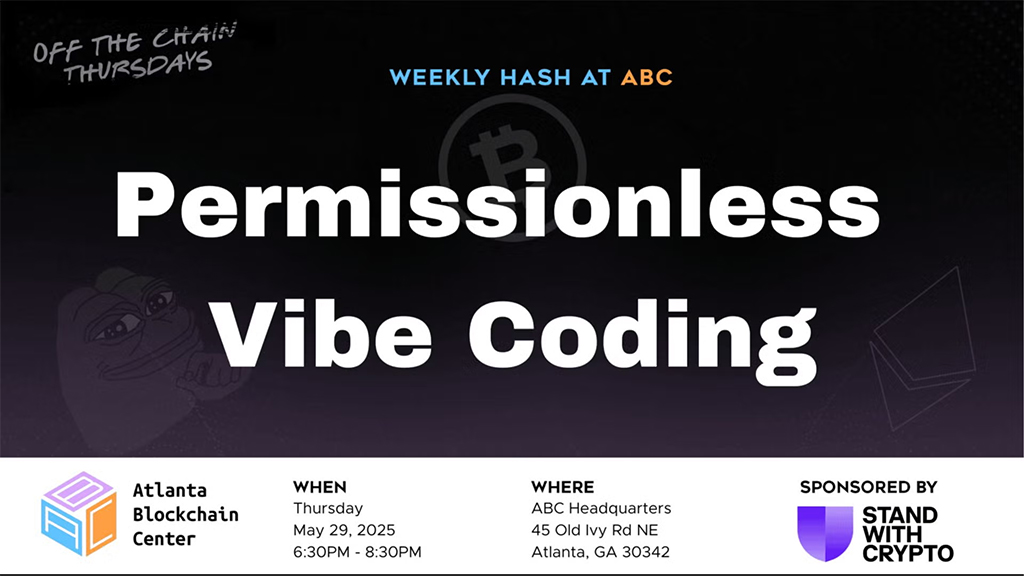 Atlanta Blockchain Center - Permissionless Vibe Coding