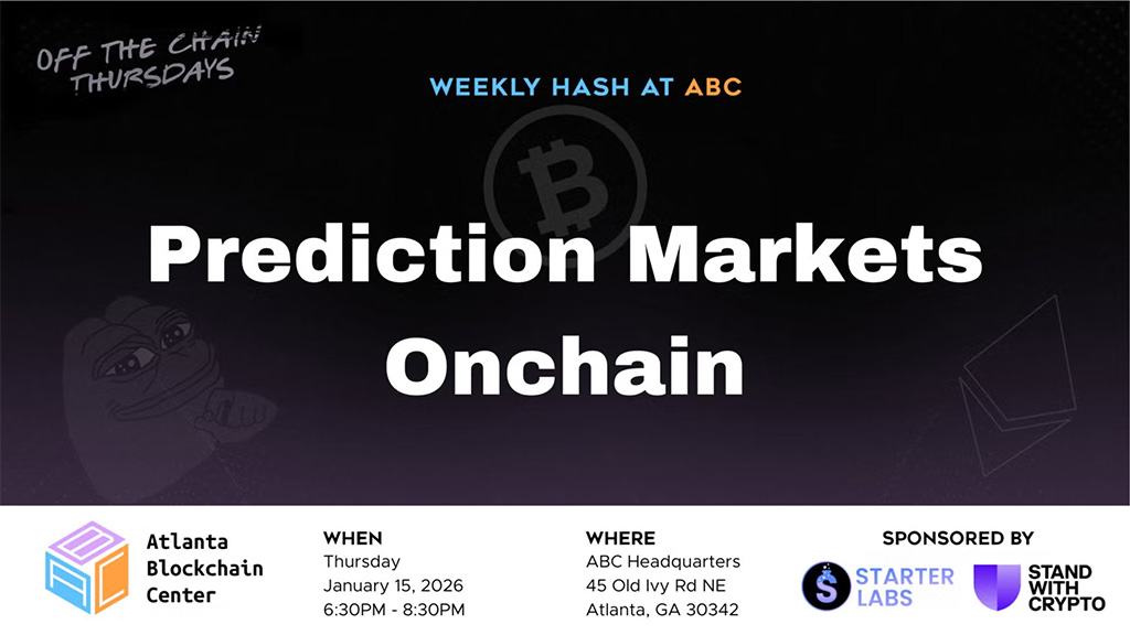 Atlanta Blockchain Center - Prediction Markets Onchain