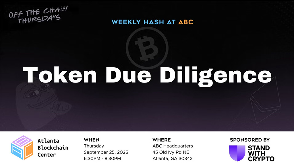 Atlanta Blockchain Center - Token Due Diligence