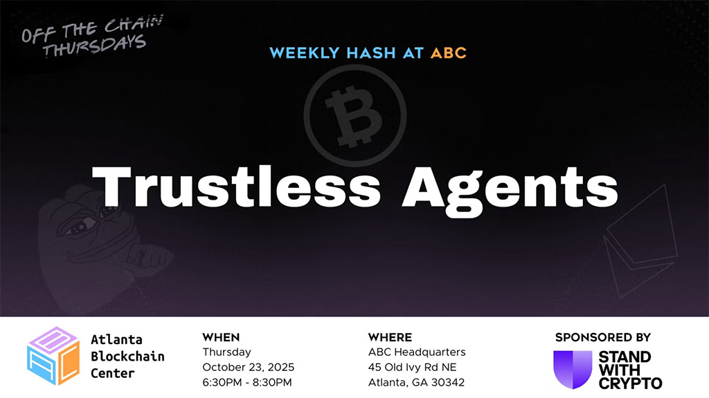 Atlanta Blockchain Center - Trustless Agents