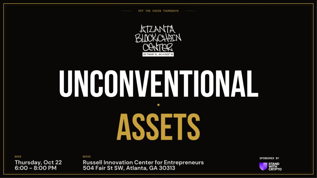 Atlanta Blockchain Center — Unconventional Assets