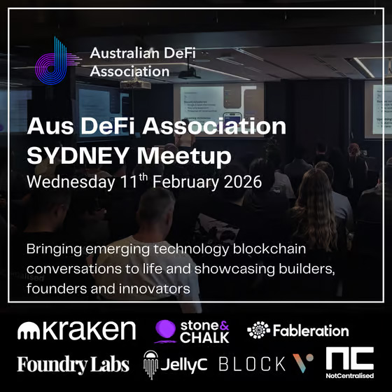 Aus DeFi Association Sydney Meetup