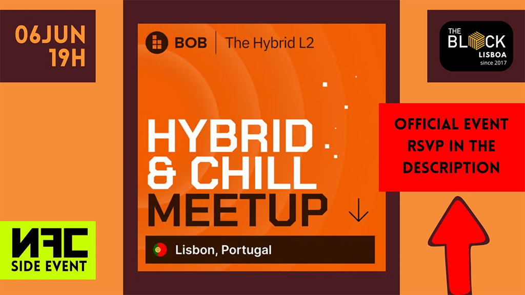 BOB Hybrid & Chill Meetup @ The Block Lisboa
