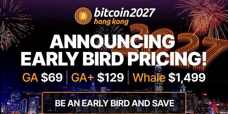 Bitcoin Asia Returns to Hong Kong for 2027
