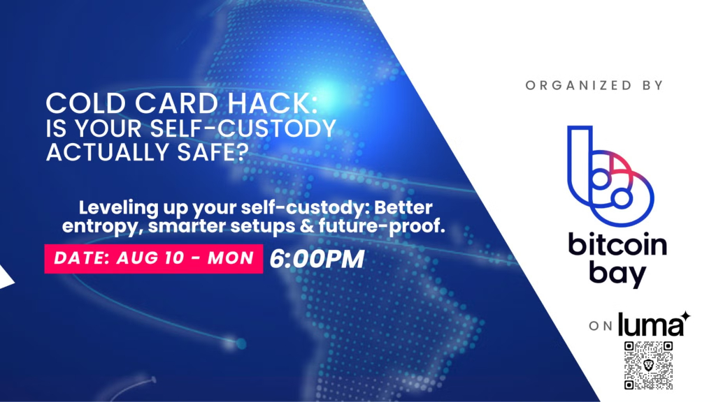 Bitcoin Bay Toronto — ColdCard Hack Deep Dive