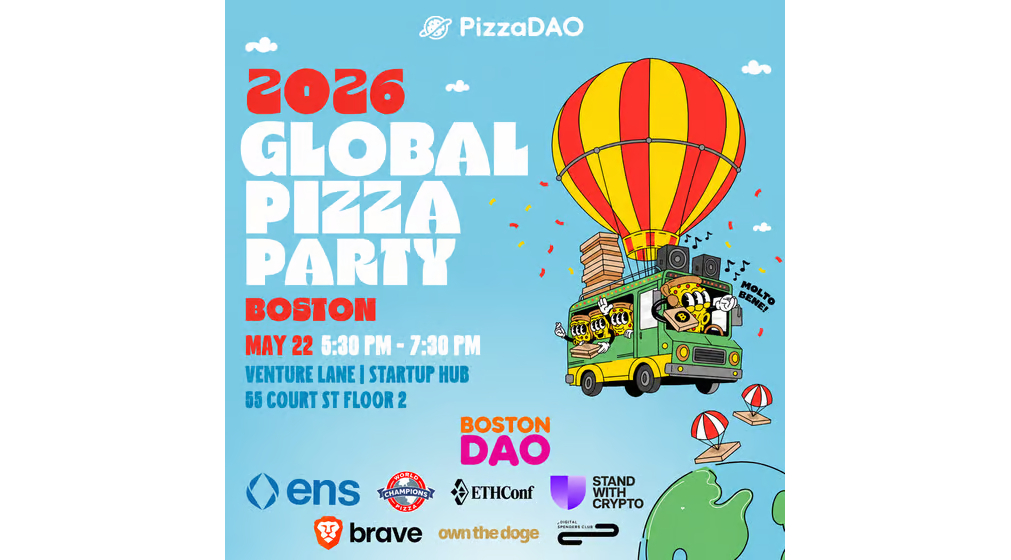 Bitcoin Pizza Day with Boston DAO & Pizza DAO