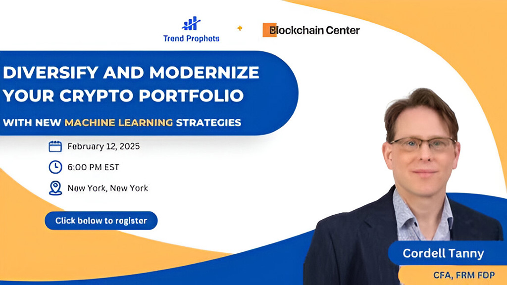Blockchain Center NYC - Diversify and Modernize Your Crypto Portfolio with Cordell Tanny 