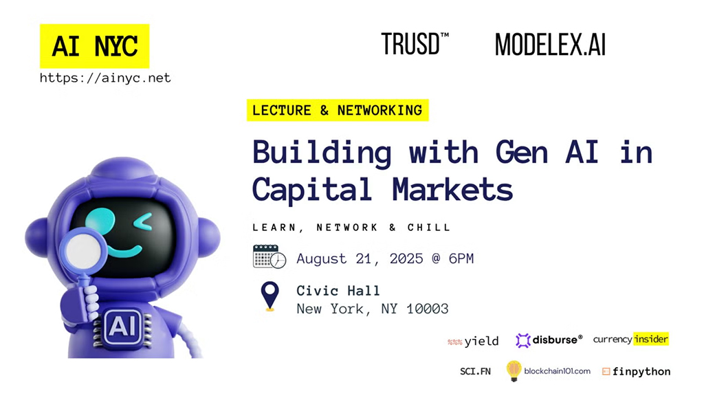 Blockchain NYC - Building with Gen AI in Capital Markets