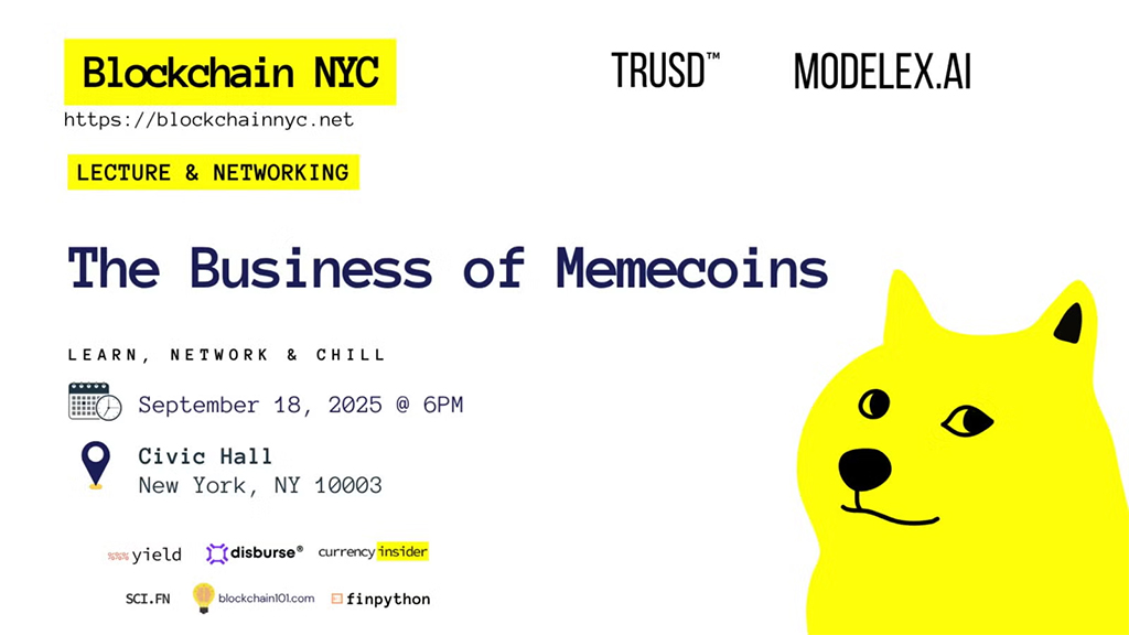 Blockchain NYC - The Business of Memecoins