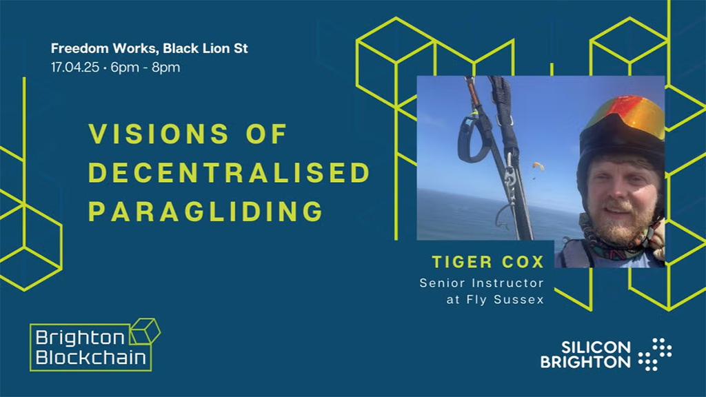 Brighton Blockchain - Visions of Decentralised Paragliding