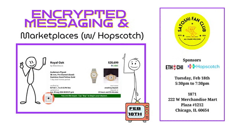 Chicago SatoshiFanClub - Encrypted Messaging