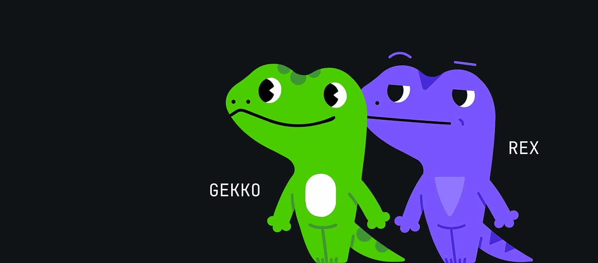 Meet Gekko and Rex: The New Faces of CoinGecko