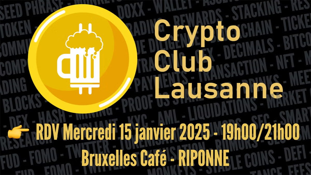 Crypto Club Lausanne #17 - Pitch & Networking