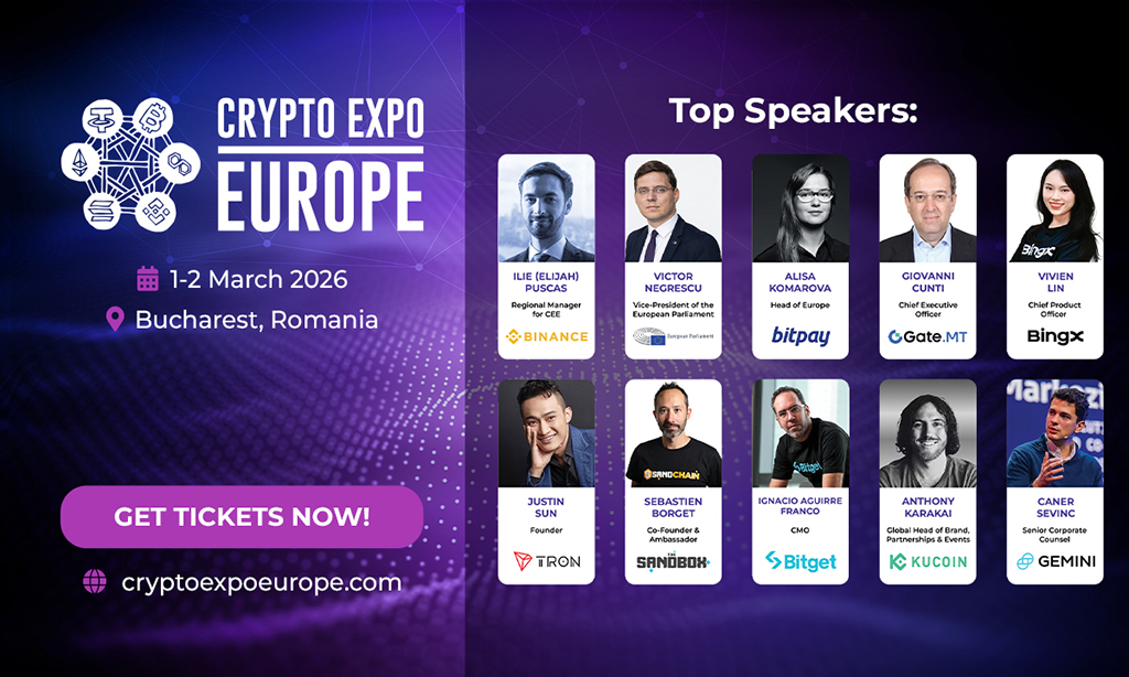 Crypto Expo Europe Announces First Speakers for Bucharest 2026 Event