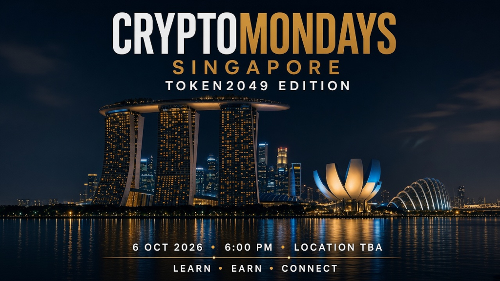 Crypto Mondays Token2049 Edition Singapore