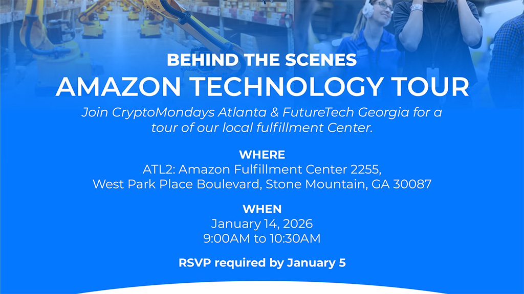 CryptoMondays Atlanta - Amazon Technology Tour