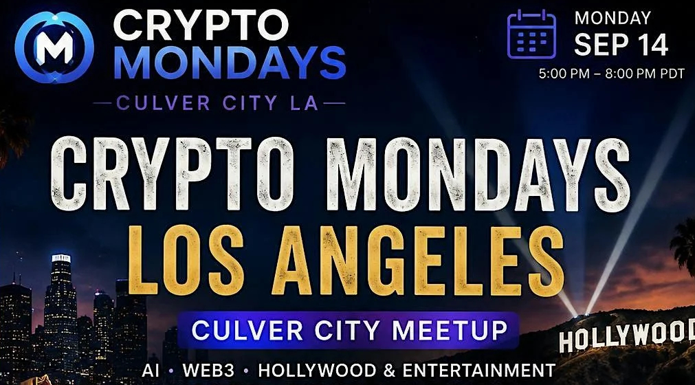 CryptoMondays Culver City Los Angeles Meetup CryptoMondays Culver City Los Angeles Meetup