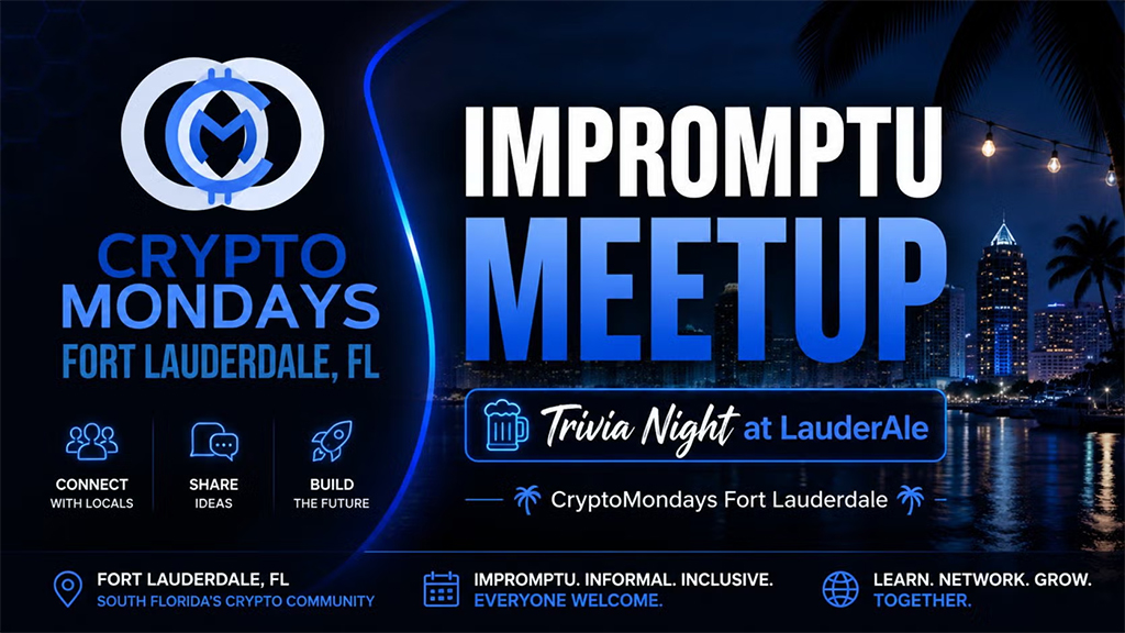 CryptoMondays Fort Lauderdale on a Wednesday: Trivia Night Meetup