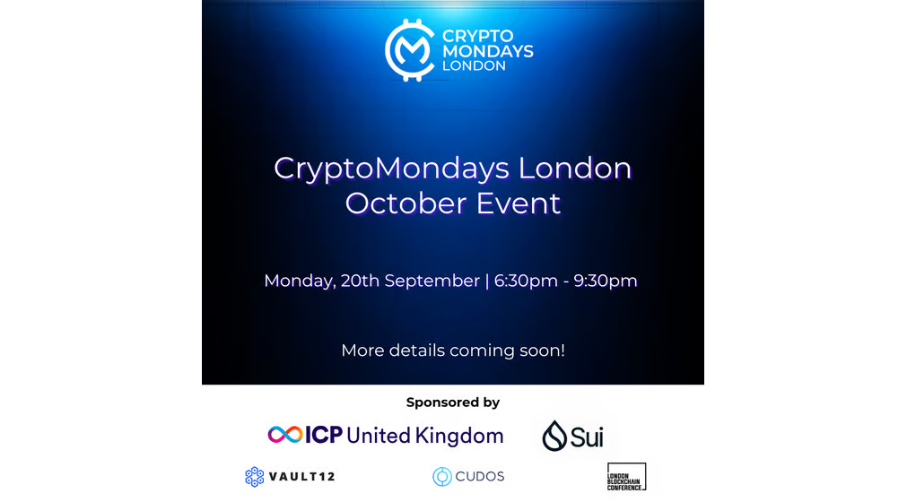 CryptoMondays London - The Welcome Party