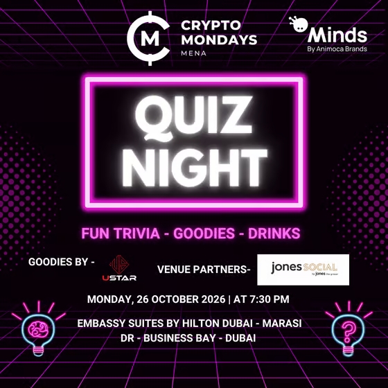 CryptoMondays MENA Quiz Night
