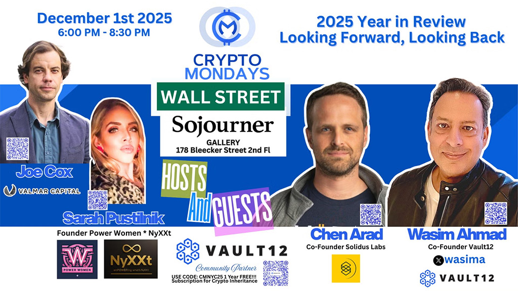 CryptoMondays Wall Street - Year in Review