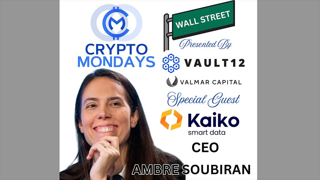 CryptoMondays Wall Street with Ambre Soubiran, CEO Kaiko
