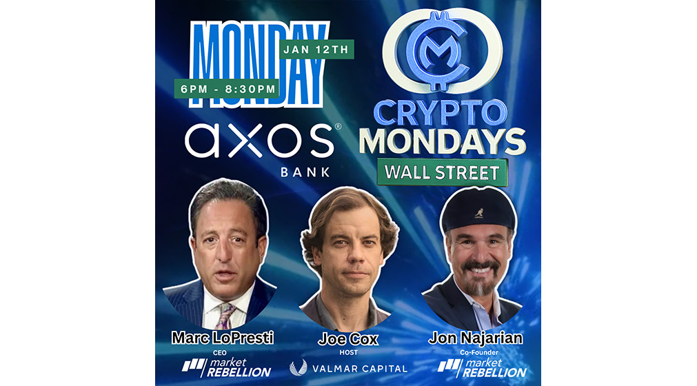CryptoMondays Wall Street with with Marc LoPresti