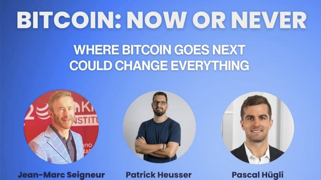 CryptoMondays Zürich — Bitcoin: Now or Never