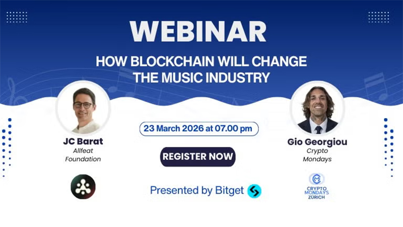 CryptoMondays Zürich Webinar - How Blockchain Will Change The Music Industry