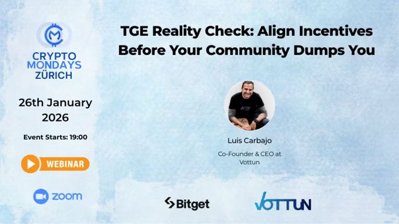 CryptoMondays Zürich Webinar - TGE Reality Check
