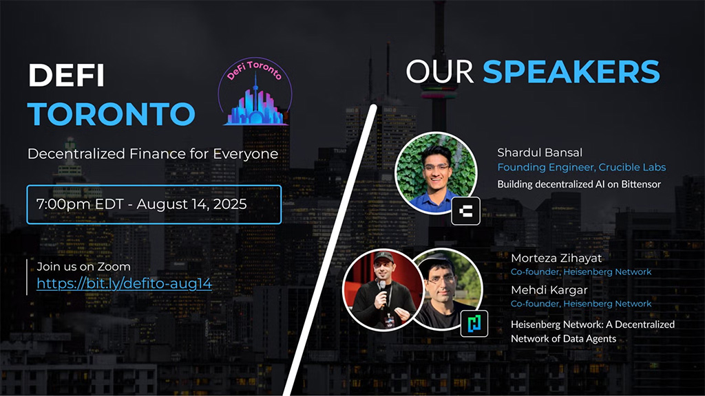 DeFi Toronto Q3 2025 Meetup 