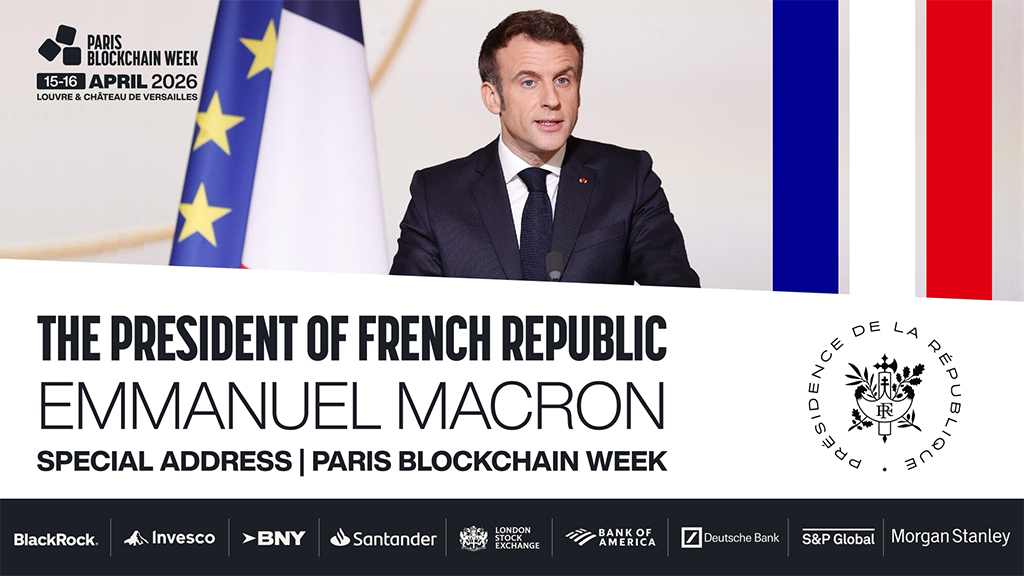Emmanuel Macron to Deliver Special Address at Paris Blockchain Week