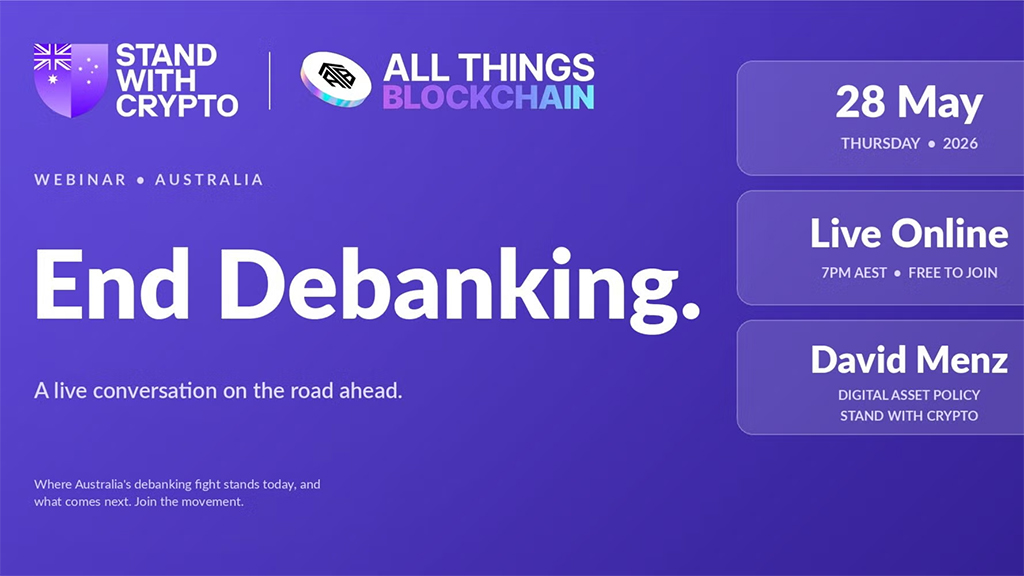 End Debanking - Stand With Crypto Australia
