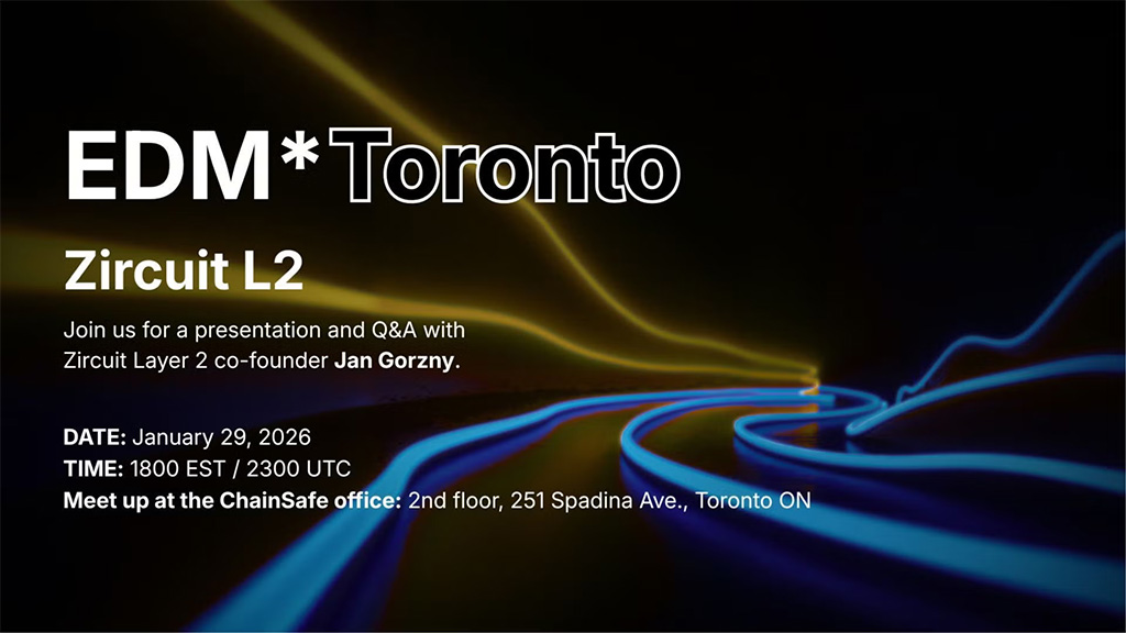 Ethereum Developers Meetup Toronto with Jan Gorzny, Zircuit
