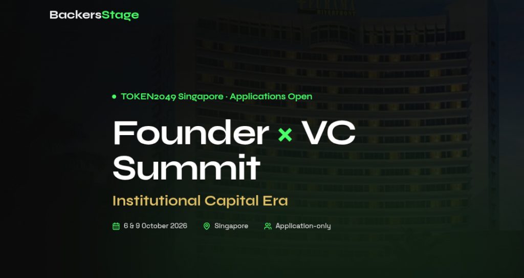 Founder x VC Summit @ Token2049 Singapore 2026