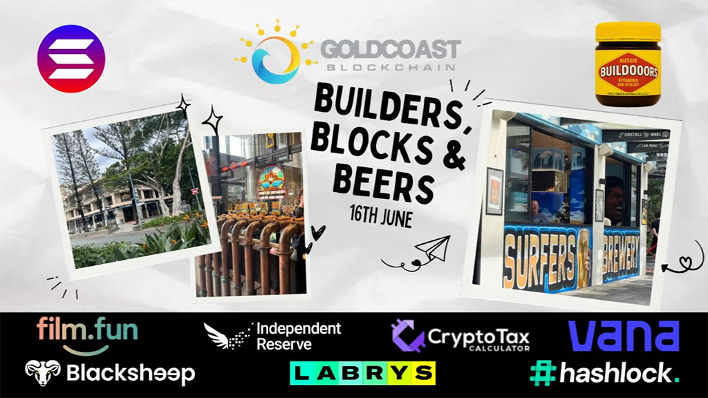 Gold Coast Blockchain - Builders, Blocks & Beers