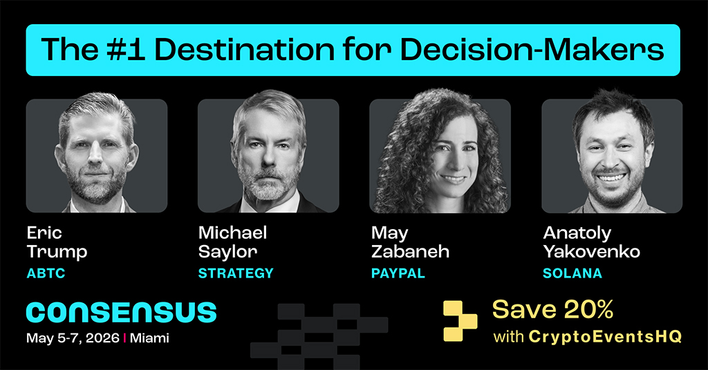 Join Eric Trump & Michael Saylor at Consensus Miami