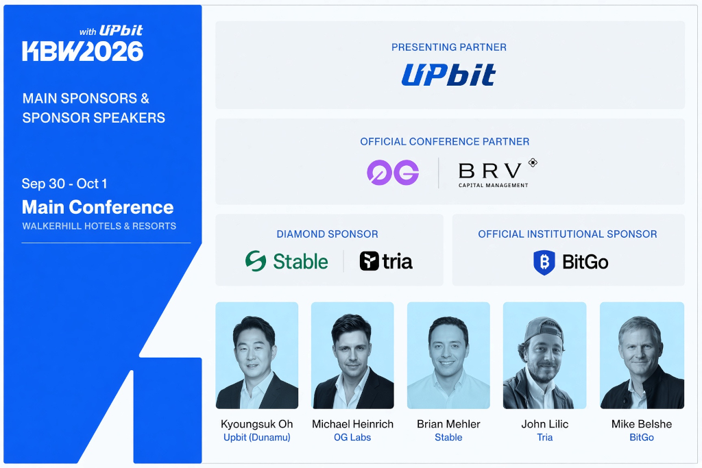 KBW2026 Unveils Partner Lineup Featuring Global Digital Asset Leaders