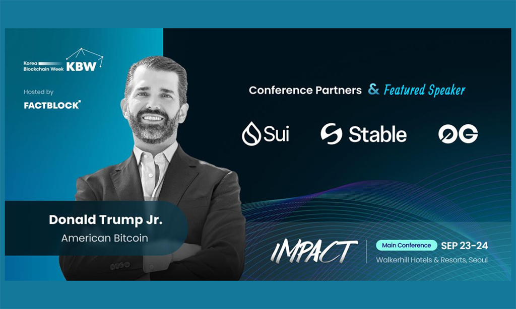 Korea Blockchain Week 2025 Announces Donald Trump Jr as Keynote Speaker 