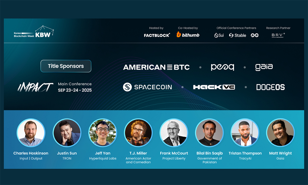 Korea Blockchain Week 2025 - Hollywood Stars, NBA Champions, and Blockchain Visionaries Unite at KBW2025: IMPACT Conference